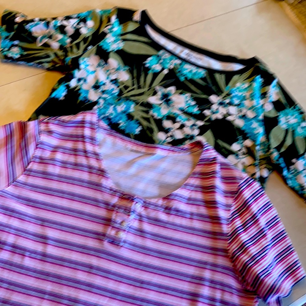 Two summer shirts very comfy